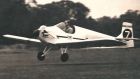 HRH Duke of Edinburgh landing G-APNZ D.31 Druine Turbulent 1959 UK