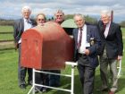 The G-APNZ fuselage and Trustees at Derby Airfield. (2013)